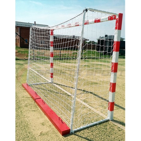 Купить Ворота мини-футбольные без сетки 2х3х1 м. (добровольный серт.) с накидным противовесом 25 кг в Камышине 